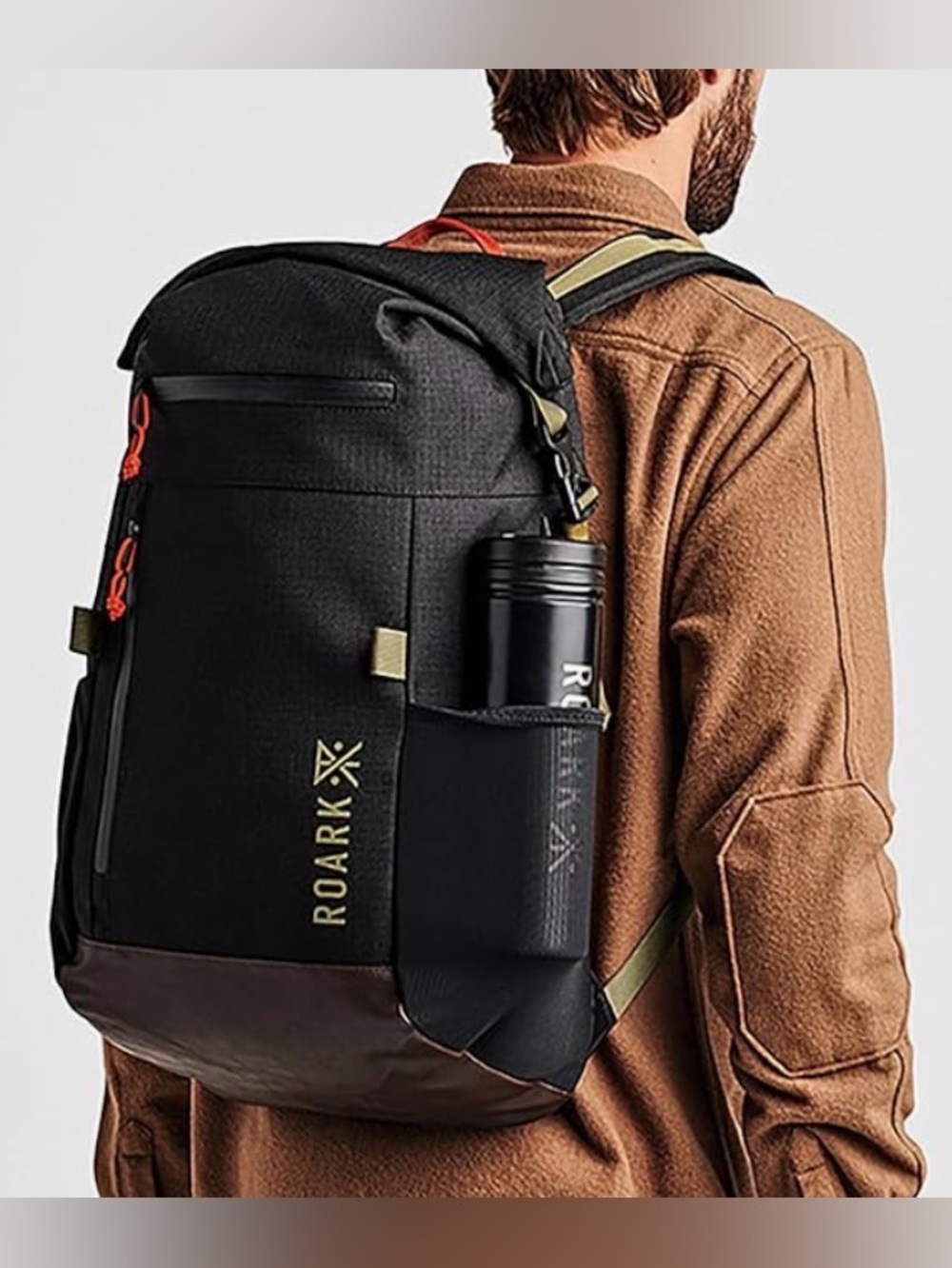 Roark Passenger 27L 2.0 Backpack, Travel Day Pack with Laptop Storage, Black - Picture 4 of 15